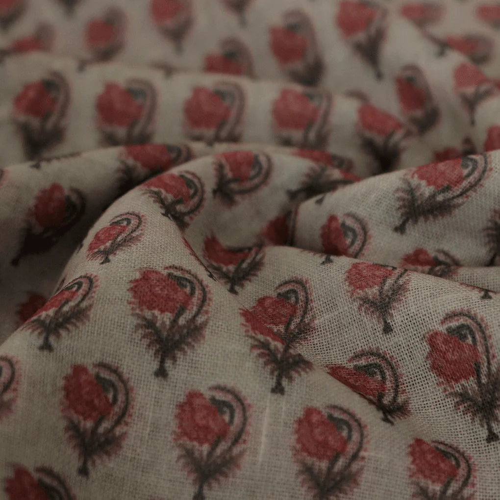 Redish Iris Flower With Dusty Background Digital Printed Fabric - Linen – poli 0 fvs2026 110 redish iris flower with dusty background digital printed fabric linen 2