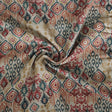 Multicolour Ikat and abstract Pattern Digital Printed Fabric - Linen – poli 0 fvs2030 110 multicolour ikat and abstract pattern digital printed fabric linen 1