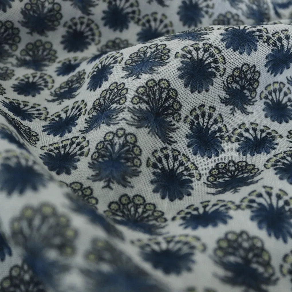 Seamless Blue Geranium Flower Digital Printed Fabric - Linen – poli 0 fvs2031 110 seamless blue geranium flower digital printed fabric linen 3