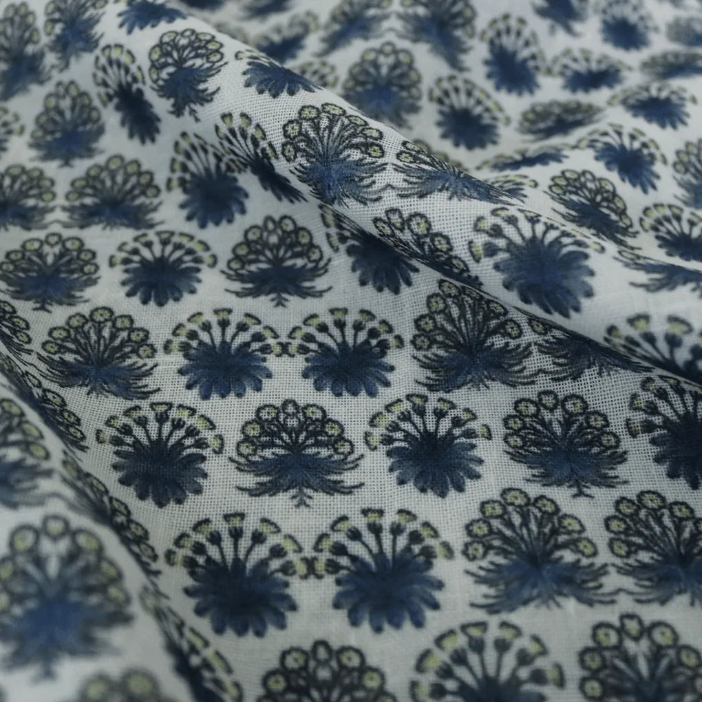 Seamless Blue Geranium Flower Digital Printed Fabric - Linen – poli 0 fvs2031 110 seamless blue geranium flower digital printed fabric linen 4