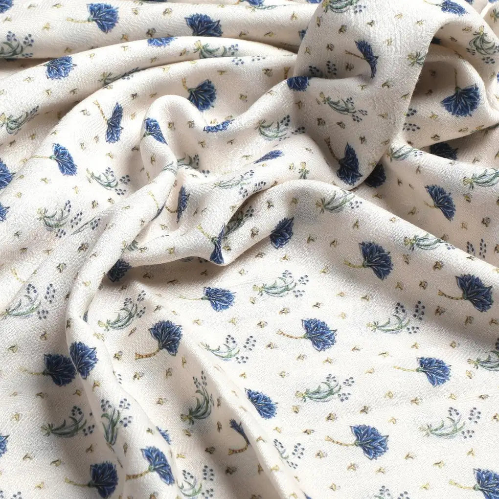 Tan Flower Pashmina Printed Fabric – popa 0 ma012192 108 tan flower pashmina printed fabric 3