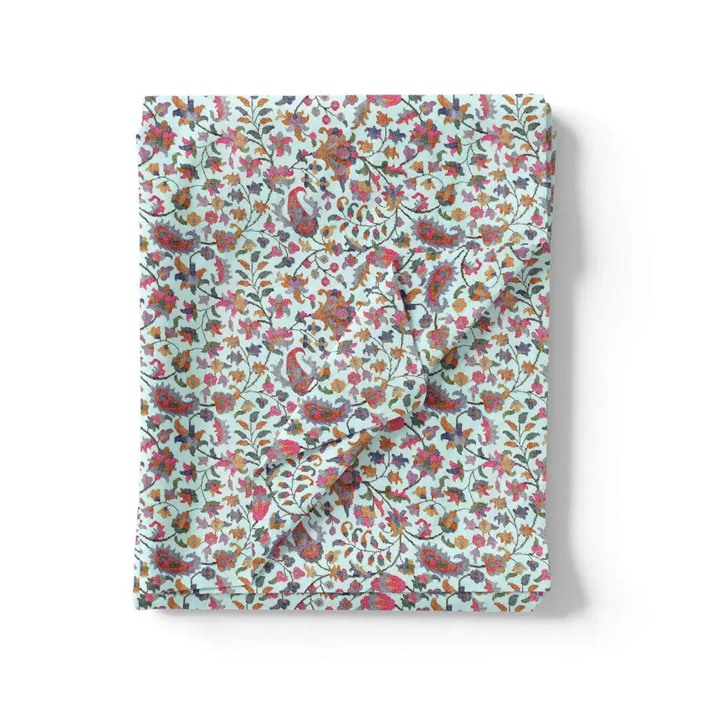 Sky Blue Paisley Pashmina Printed Fabrick – popa 0 ma012243p2 108 sky blue paisley pashmina printed fabric 3