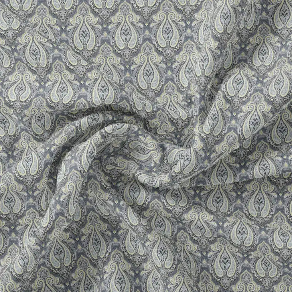 Gray Paisley Pashmina Printed Fabric – popa 0 ma012280 108 gray paisley pashmina printed fabric 1
