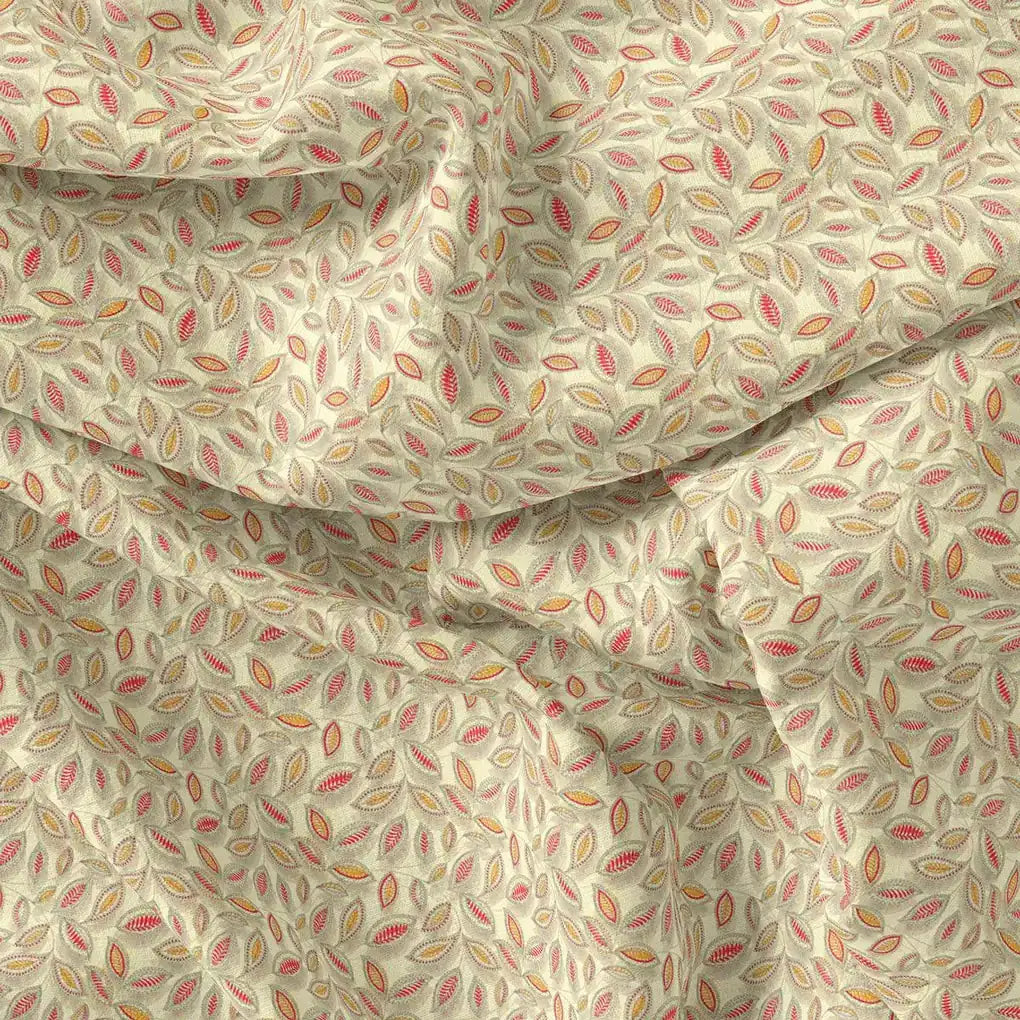 Cream Leaves Pashmina Printed Fabric – popa 0 ma012737 108 cream leaves pashmina printed fabric 4