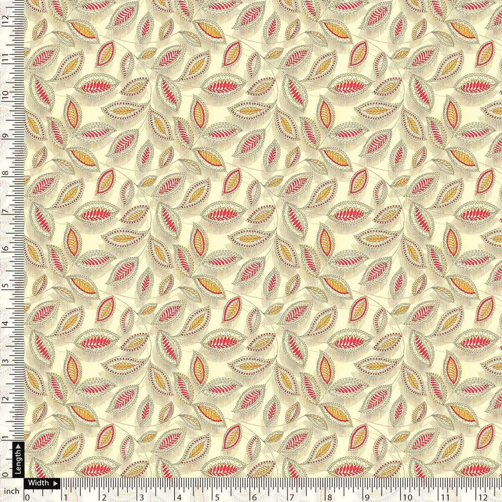Cream Leaves Pashmina Printed Fabric – popa 0 ma012737 108 cream leaves pashmina printed fabric 5