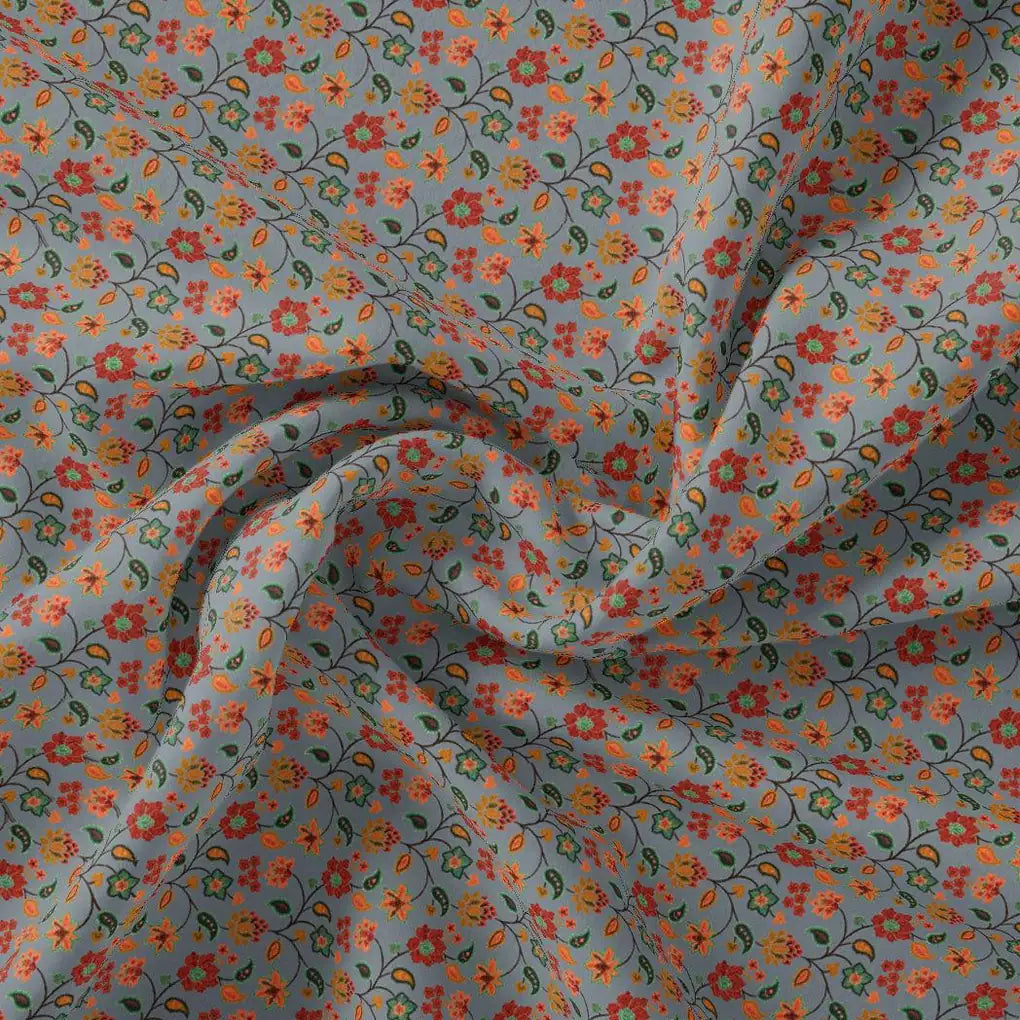 Dark Gray, Red, Yellow Western Pashmina Printed Fabric – popa 0 ma014068 108 dark gray red yellow western pashmina printed fabric 1