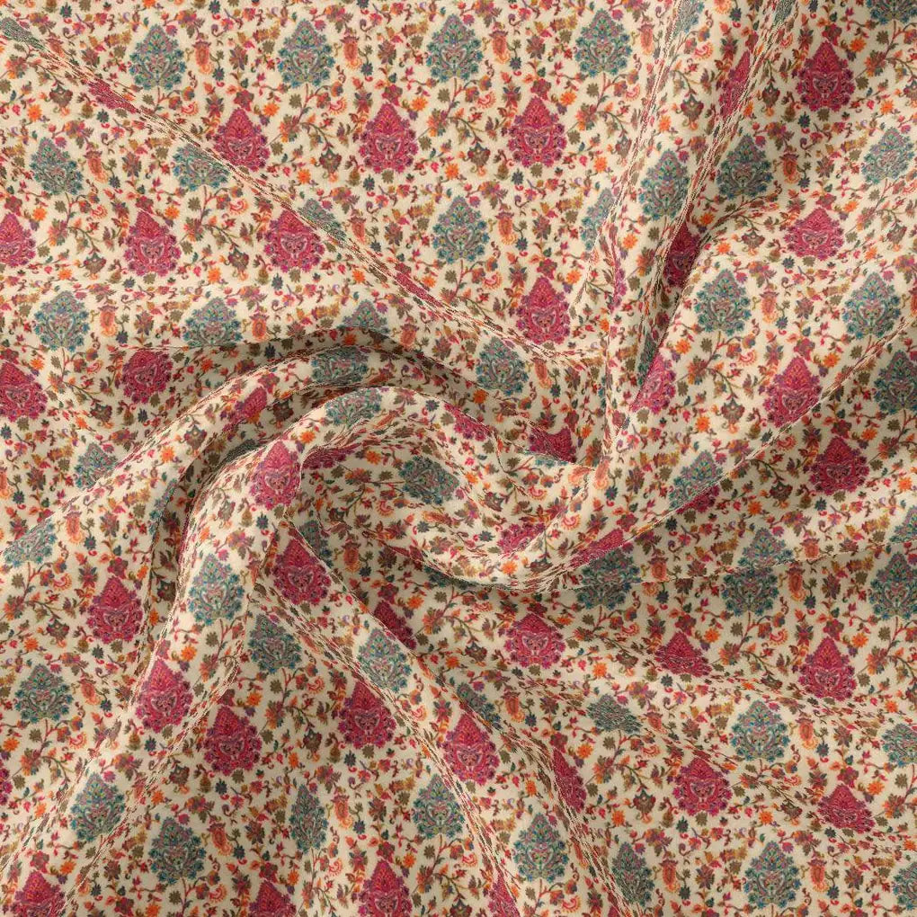 Red Damask Pashmina Printed Fabric – popa 0 ma014556 108 red damask pashmina printed fabric 1