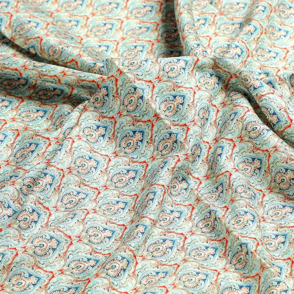 Blue Moroccan Pashmina Printed Fabric – popa 0 ma014782 108 blue moroccan pashmina printed fabric 3