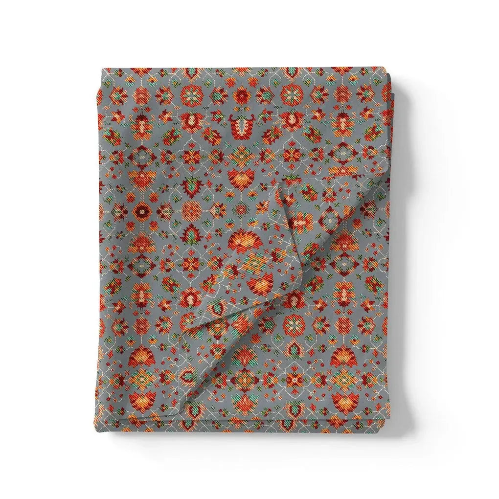 Gray Damask Pashmina Printed Fabric – popa 0 ma014947 108 gray damask pashmina printed fabric 3