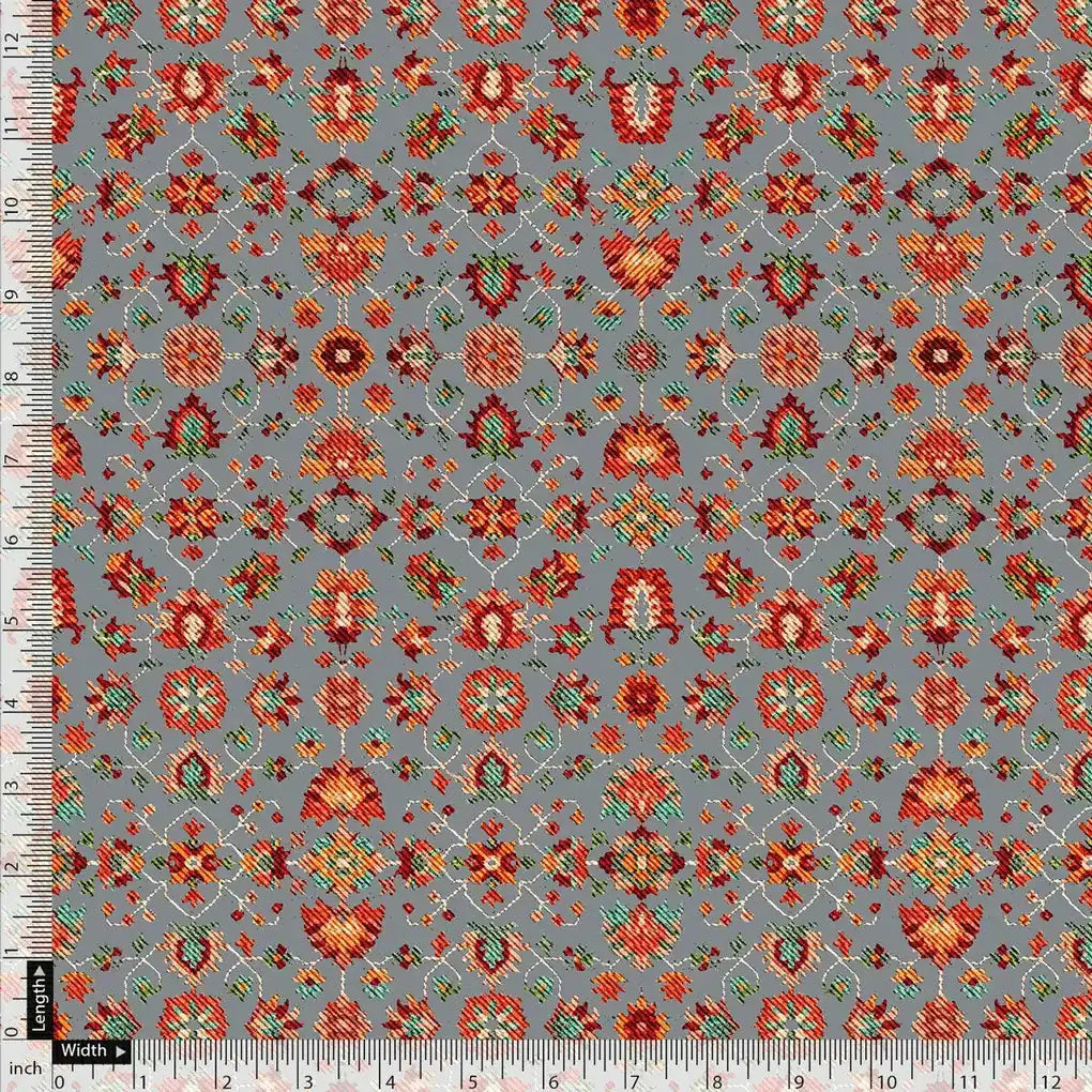 Gray Damask Pashmina Printed Fabric – popa 0 ma014947 108 gray damask pashmina printed fabric 5