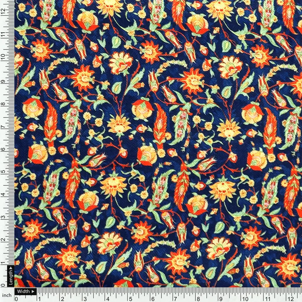 Blue Calico Pashmina Printed Fabric – popa 0 ma016131 108 blue calico pashmina printed fabric 4