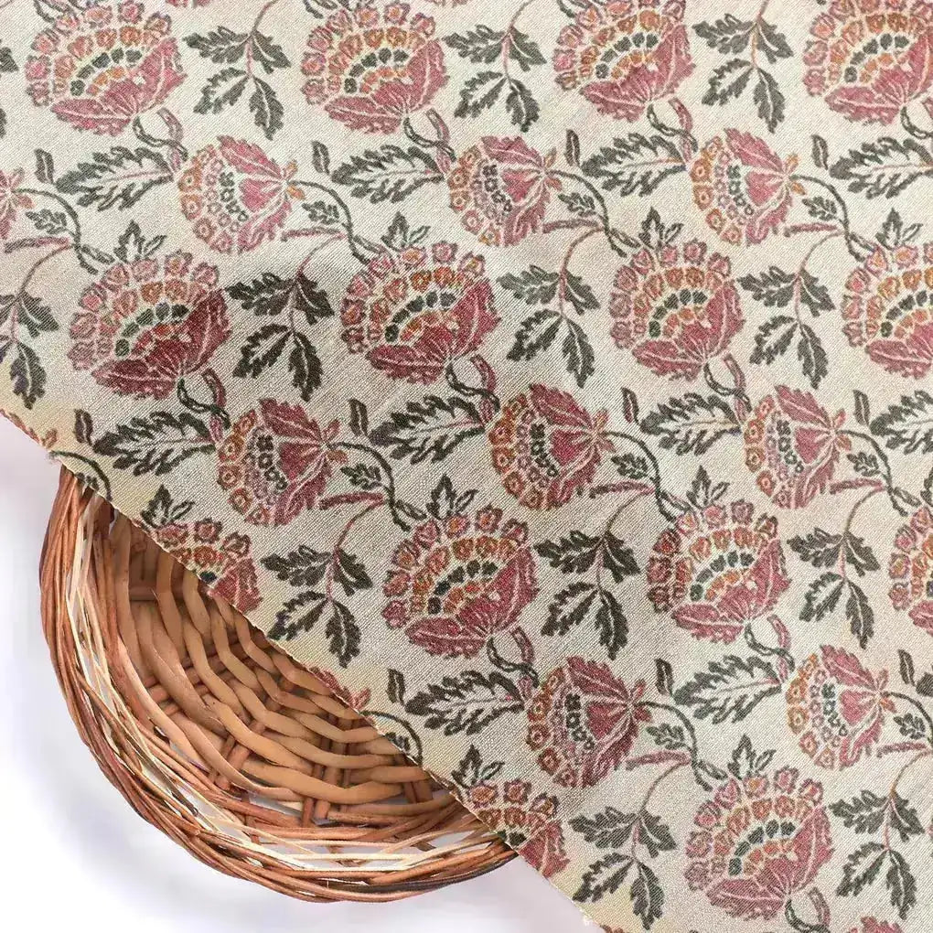 Red Floral Dabu Digital Printed Fabrics – ps 0 0ma3698 108 red floral dabu digital printed fabrics 2