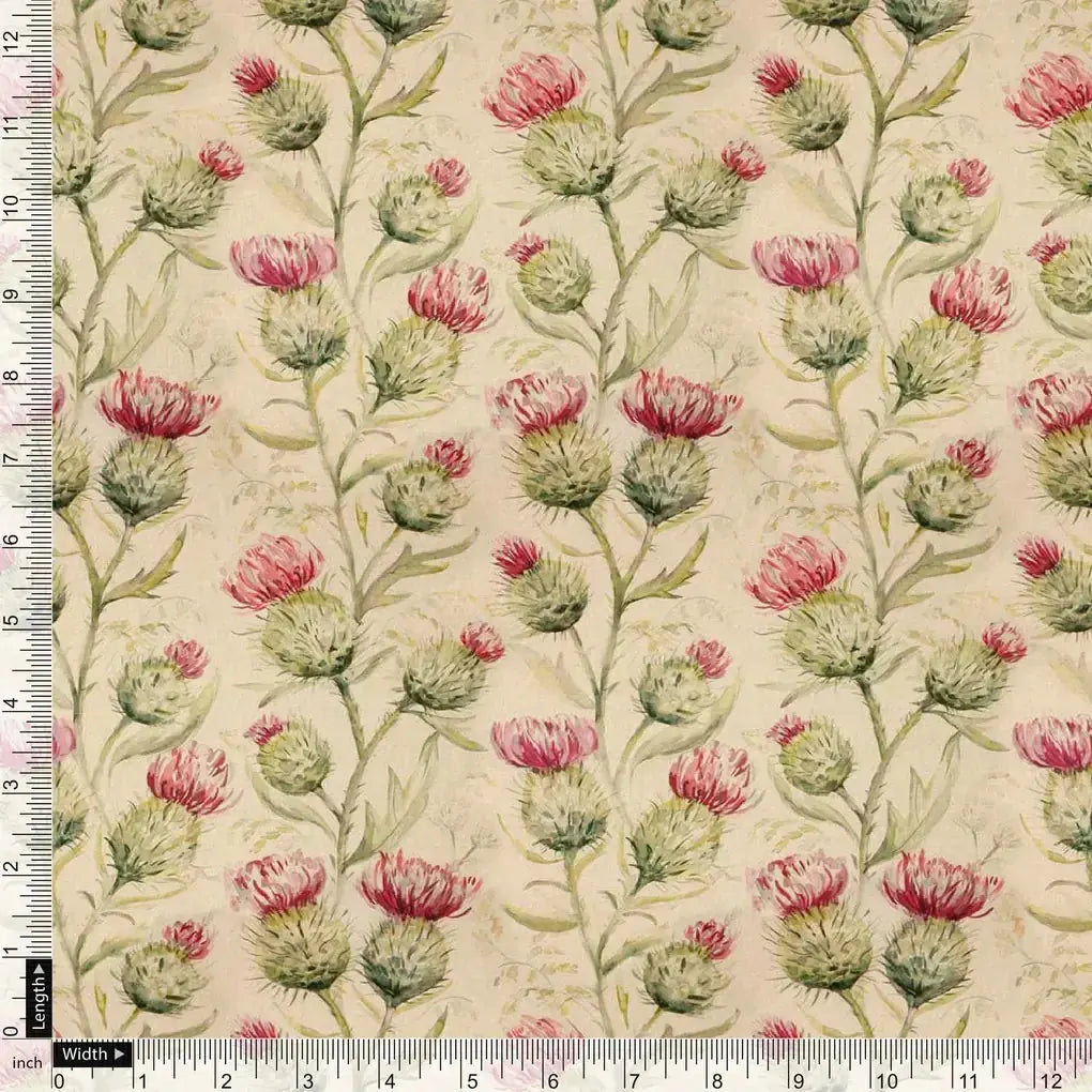Beautiful Floral Vines Over Cream Base Digital Printed Fabrics – ra 0 0ma0409 110 beautiful floral vines over cream base digital printed fabrics 3