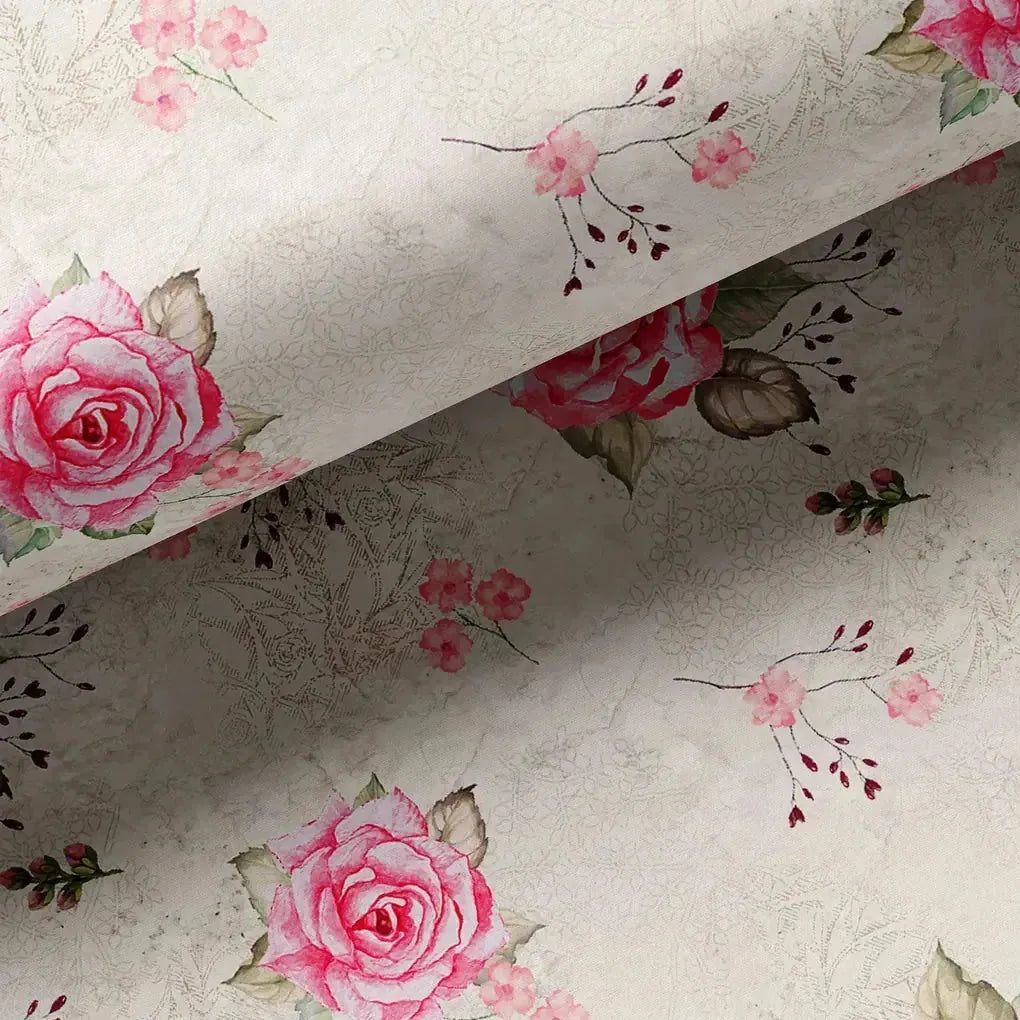 Beautiful Floating Pink Rose Digital Printed Fabric – ra 0 0ta06472 110 beautiful floating pink rose digital printed fabric 3