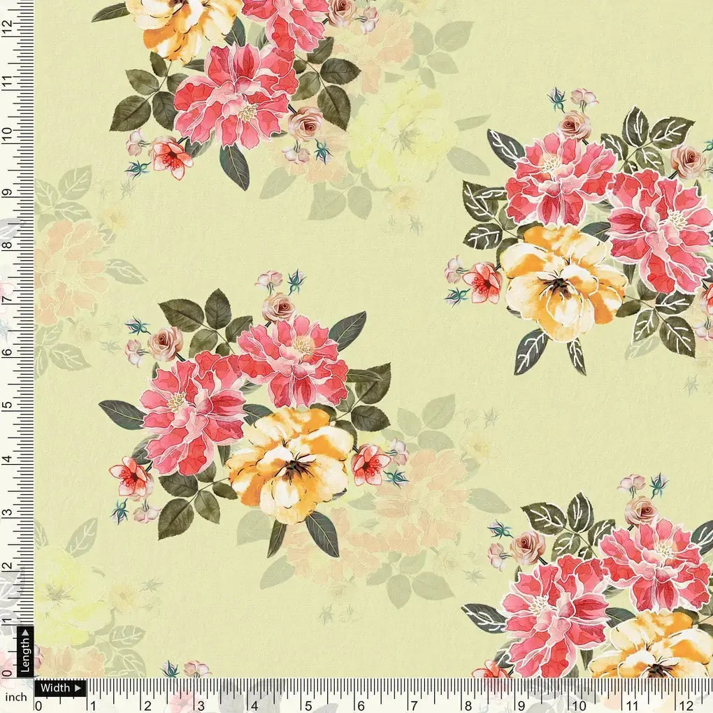 Colorful Floral Yellow Base Digital Printed Fabric – ra 0 0ta07199p1 110 colorful floral yellow base digital printed fabric 4