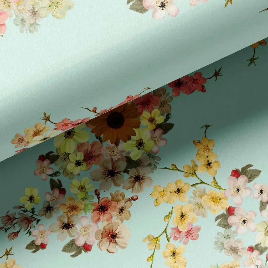 Beautiful Floral Vine Pista Base Digital Printed Fabric – ra 0 0ta7140p7 110 beautiful floral vine pista base digital printed fabric 3