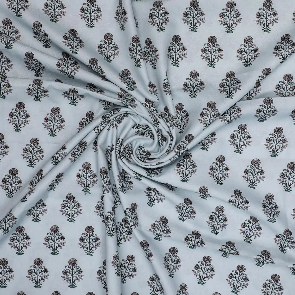 Seamless Indian Mughal Motif Flower Digital Printed Fabric - Rayon – ra 0 ma0120 110 seamless indian mughal motif flower digital printed fabric rayon 1