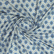 Tiny Blue Medallion Motif Digital Printed Fabric  - Rayon – ra 0 ma012738 110 tiny blue medallion motif digital printed fabric rayon 1