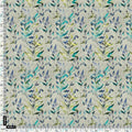 Green And Bluish Leaves Motif Digital Printed Fabric  - Rayon – ra 0 ma013650 110 green and bluish leaves motif digital printed fabric rayon 3