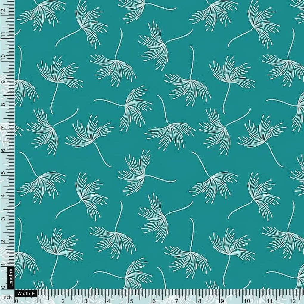 White Floating Flower Digital Printed Fabric - Rayon – ra 0 ma0139 110 white floating flower digital printed fabric rayon 4
