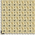 Lovely Chrysanthemum Golden With Hemlock Flower Digital Printed Fabric - Rayon – ra 0 ma014341 110 lovely chrysanthemum golden with hemlock flower digital printed fabric rayon 4