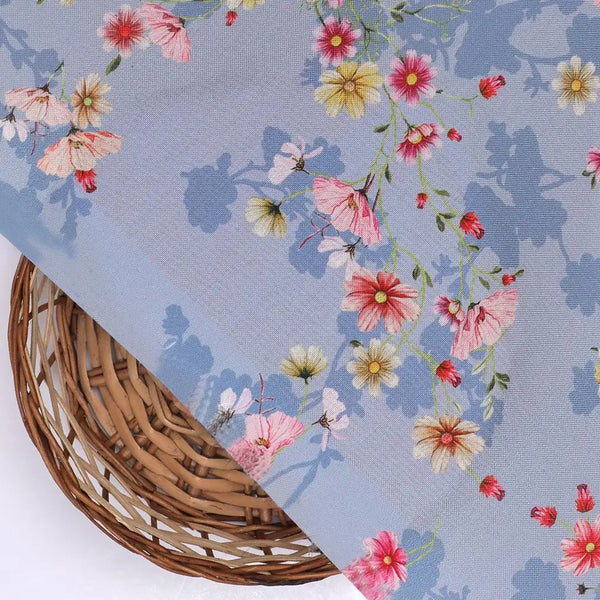Colour Full Daisy With Spotted Background Digital Printed Fabric - Rayon – ra 0 ma016817 110 colour full daisy with spotted background digital printed fabric rayon 2 - alternate view