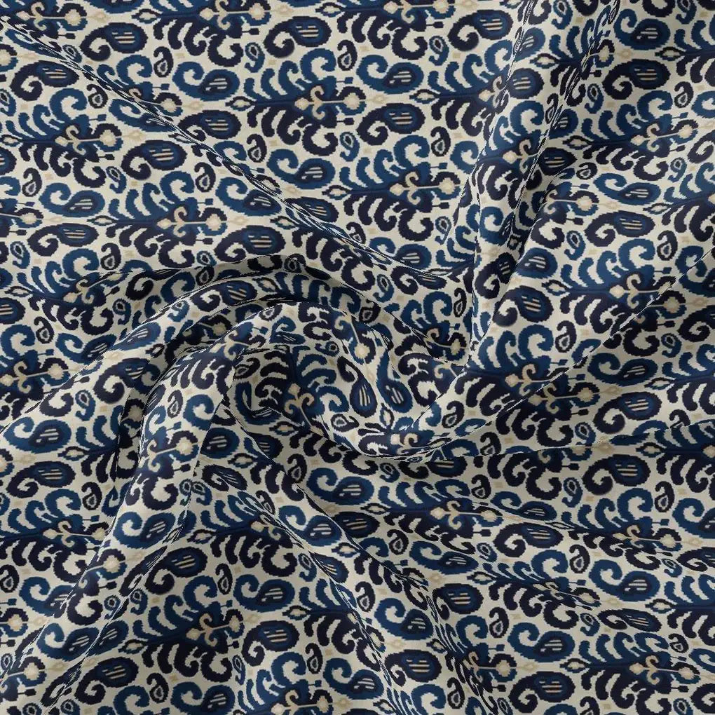 Decorative Paisley Seamless Repeat Digital Printed Fabric - Rayon – ra 0 ma01859 110 decorative paisley seamless repeat digital printed fabric rayon 3
