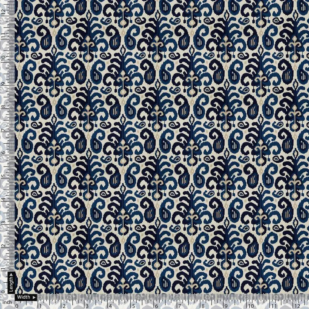 Decorative Paisley Seamless Repeat Digital Printed Fabric - Rayon – ra 0 ma01859 110 decorative paisley seamless repeat digital printed fabric rayon 4