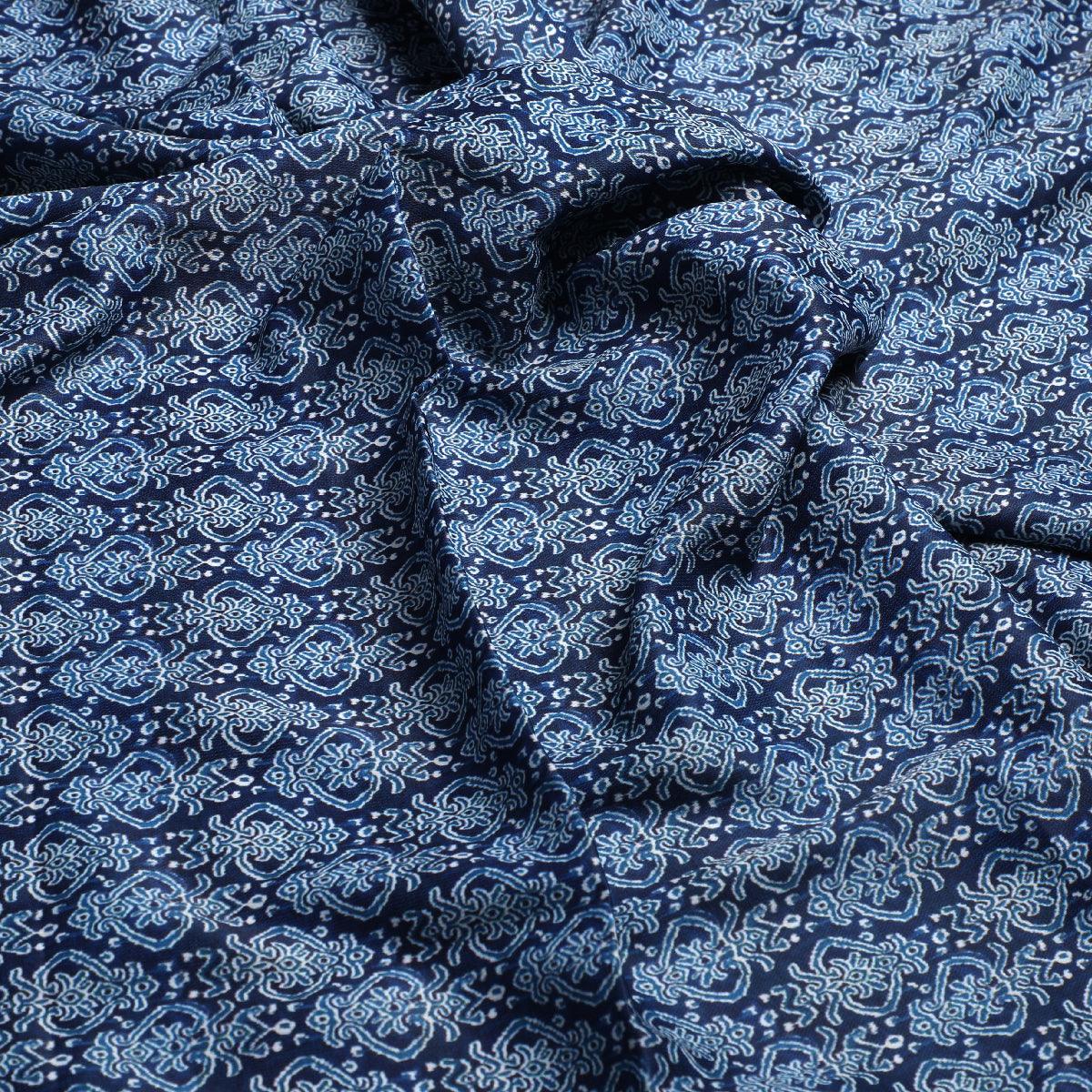 Morden Ogee Seamless Repeat Digital Printed Fabric - Rayon - FAB VOGUE Studio®