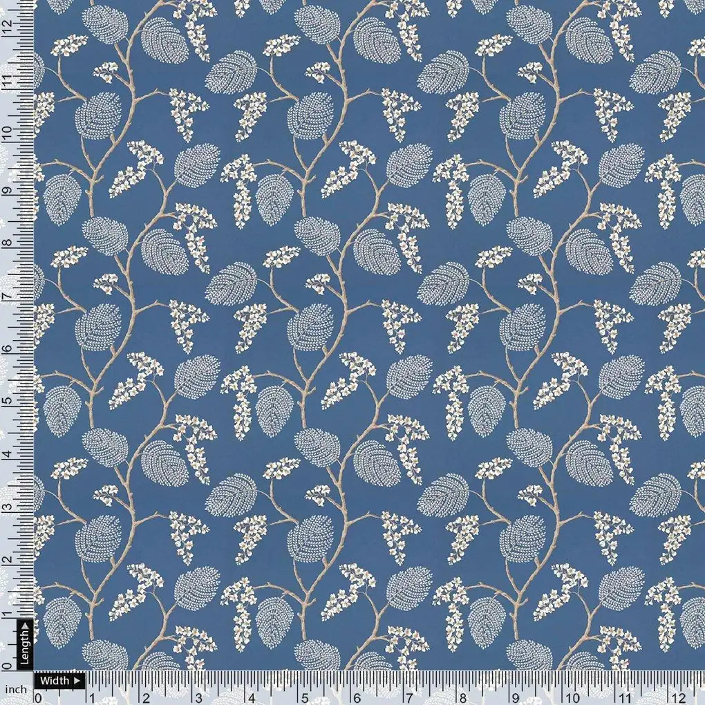 White Jasud Flower With Stalk Digital Printed Fabric - Rayon – ra 0 ma02863p3 110 white jasud flower with stalk digital printed fabric rayon 4