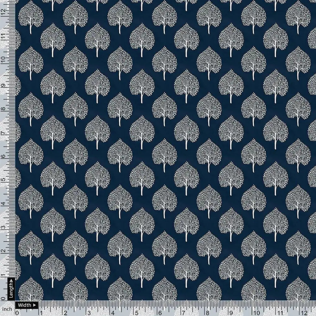 Stylized Mepal Leaf Motif Digital Printed Fabric - Rayon – ra 0 ma02999 110 stylized mepal leaf motif digital printed fabric rayon 4