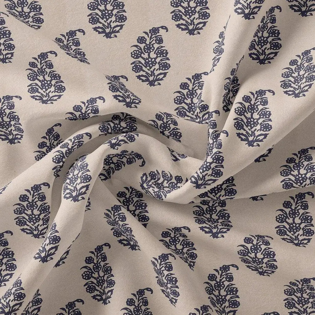 Block Print Motif Digital Printed Fabric - Rayon – ra 0 ma03105p4 110 block print motif digital printed fabric rayon 1