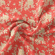 Flower Bunch On Dreamy Orange Digital Printed Fabric  - Rayon – ra 0 ma03131p3 110 flower bunch on dreamy orange digital printed fabric rayon 1