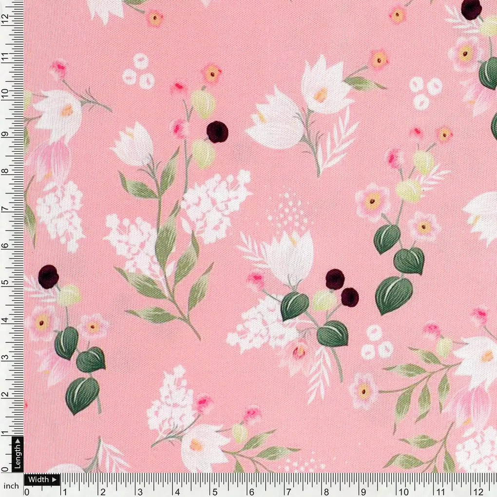 Disty Print On Peach Digital Printed Fabric - Rayon – ra 0 ma04390 110 disty print on peach digital printed fabric rayon 4