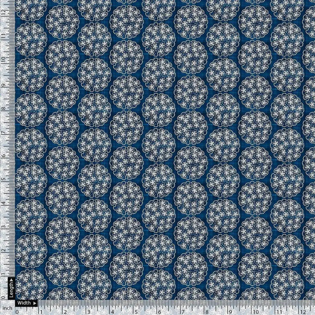 New Multi Round Star Blue Digital Printed Fabric - Rayon – ra 0 ma0580 110 new multi round star blue digital printed fabric rayon 4