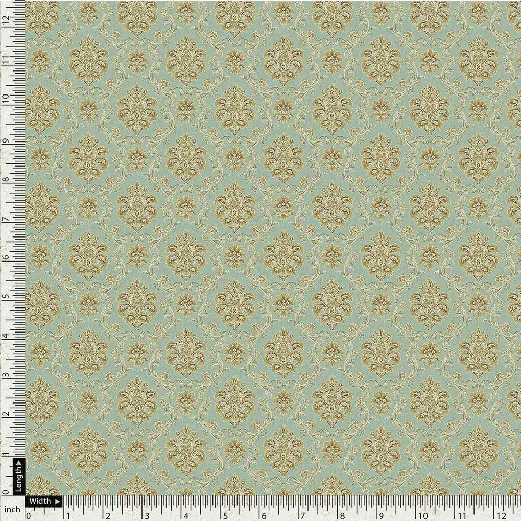 Beautiful Golden Fleur De Lis Pattern Digital Printed Fabric - Rayon – ra 0 ma0584 110 beautiful golden fleur de lis pattern digital printed fabric rayon 4