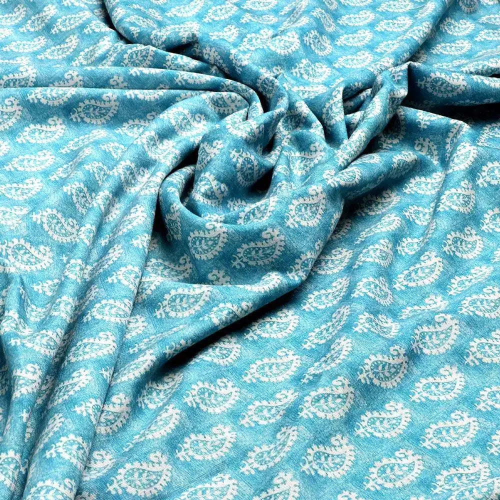 Morden Mango Leaves With Gumbo Colour Digital Printed Fabric - Rayon – ra 0 ma0694 110 morden mango leaves with gumbo colour digital printed fabric rayon 3