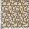 Beautiful Floral Vine Over Brown Base Digital Printed Fabric – ra 0 ma09110 110 beautiful floral vine over brown base digital printed fabric 4
