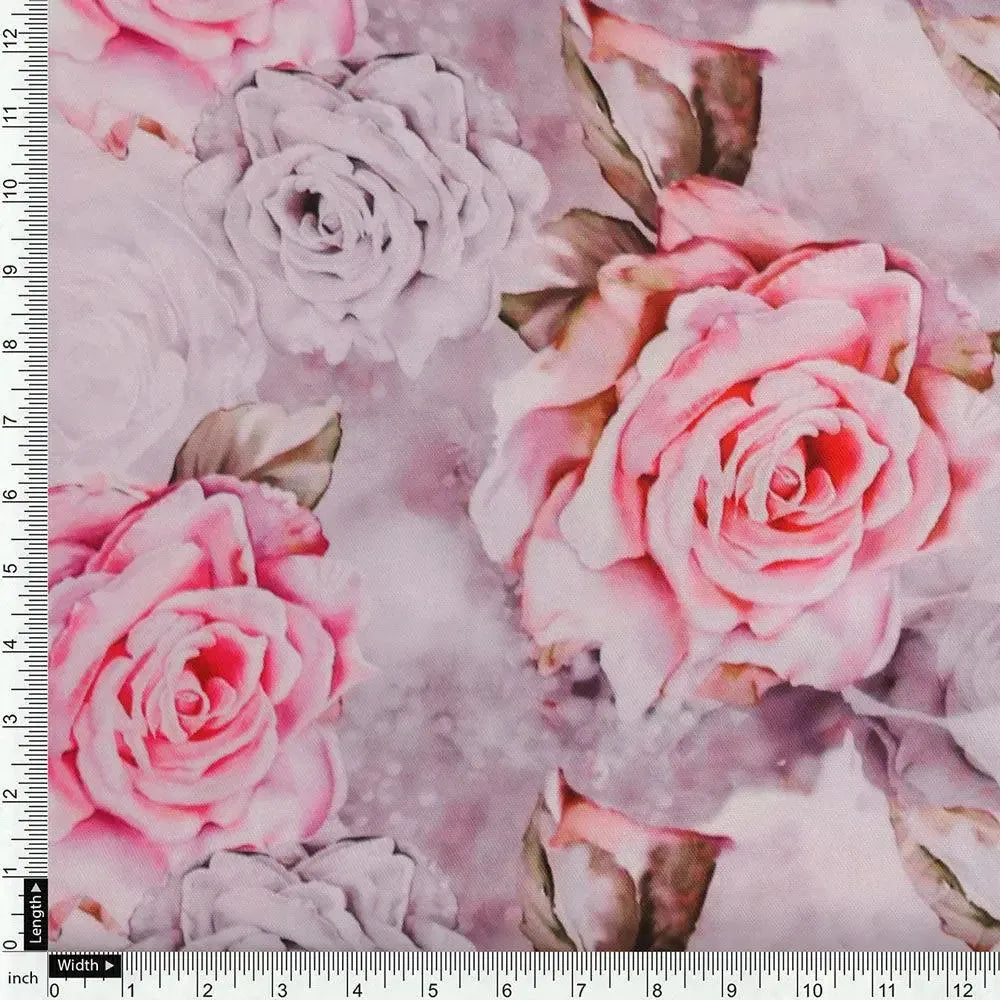 Rosegold Flower Digital Printed Fabric – ra 0 ta01141 110 rosegold flower digital printed fabric 4