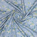 Beautiful White Jasmine Valley Flower Digital Printed Fabric - Rayon – ra 0 ta05677 110 beautiful white jasmine valley flower digital printed fabric rayon 1