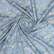 Beautiful White Jasmine Valley Flower Digital Printed Fabric - Rayon – ra 0 ta05677 110 beautiful white jasmine valley flower digital printed fabric rayon 1