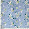 Beautiful White Jasmine Valley Flower Digital Printed Fabric - Rayon – ra 0 ta05677 110 beautiful white jasmine valley flower digital printed fabric rayon 4