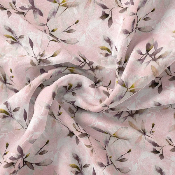 Pinkish Thin And Light Leaves Digital Printed Fabric - Rayon – ra 0 ta05861p3 110 pinkish thin and light leaves digital printed fabric rayon 1