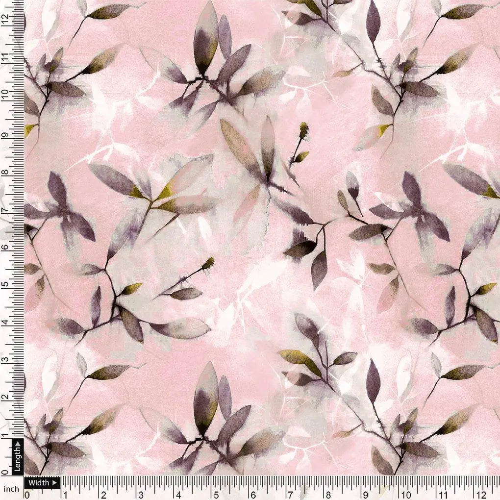 Pinkish Thin And Light Leaves Digital Printed Fabric - Rayon – ra 0 ta05861p3 110 pinkish thin and light leaves digital printed fabric rayon 4