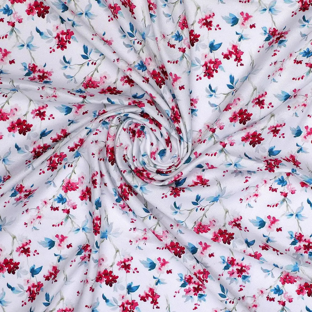 Beautiful Garden Iris Flower Digital Printed Fabric - Rayon – ra 0 ta05925 110 beautiful garden iris flower digital printed fabric rayon 1