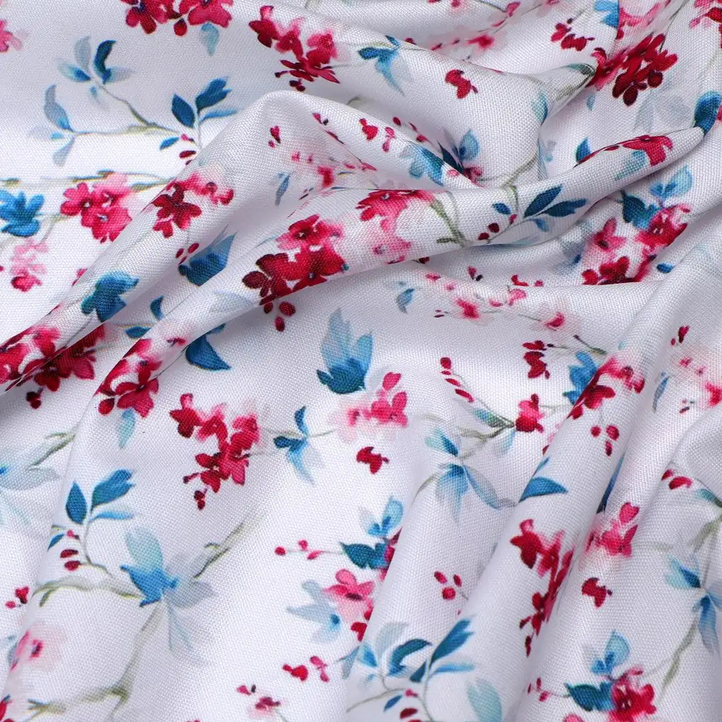 Beautiful Garden Iris Flower Digital Printed Fabric - Rayon – ra 0 ta05925 110 beautiful garden iris flower digital printed fabric rayon 3