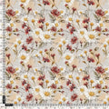 Daisy Branch Of White Flower Digital Printed Fabric - Rayon – ra 0 ta06071 110 daisy branch of white flower digital printed fabric rayon 4