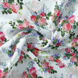 Red Rose Bunch Repeat Digital Printed Fabric - Rayon – ra 0 ta06676 110 red rose bunch repeat digital printed fabric rayon 1