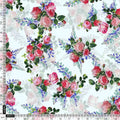 Red Rose Bunch Repeat Digital Printed Fabric - Rayon – ra 0 ta06676 110 red rose bunch repeat digital printed fabric rayon 4