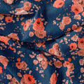 Redish Floral Repeat Digital Printed Fabric - Rayon – ra 0 ta06678 110 redish floral repeat digital printed fabric rayon 1